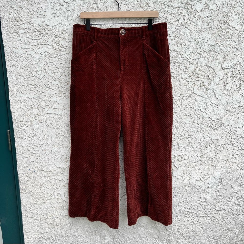 Pilcro Wide Leg Corduroy Pants